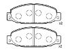 тормозная кладка Brake Pad Set:MB 295 692