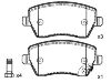剎車(chē)片 Brake Pad Set:55810-62J00